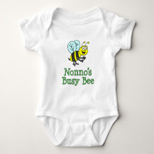 Body Para Bebê Abelha Ocupada de Nonno