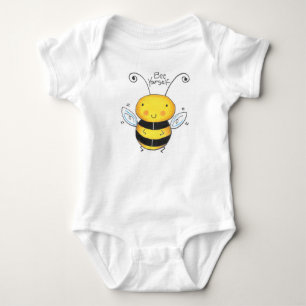 Body Para Bebê Abelha pequena Onezee do bebê