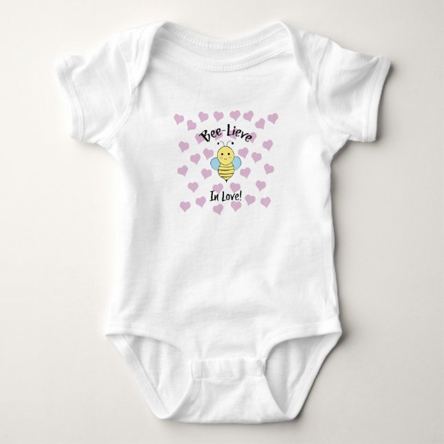 Body Para Bebê Abelhas Se Apaixonam (Frente)