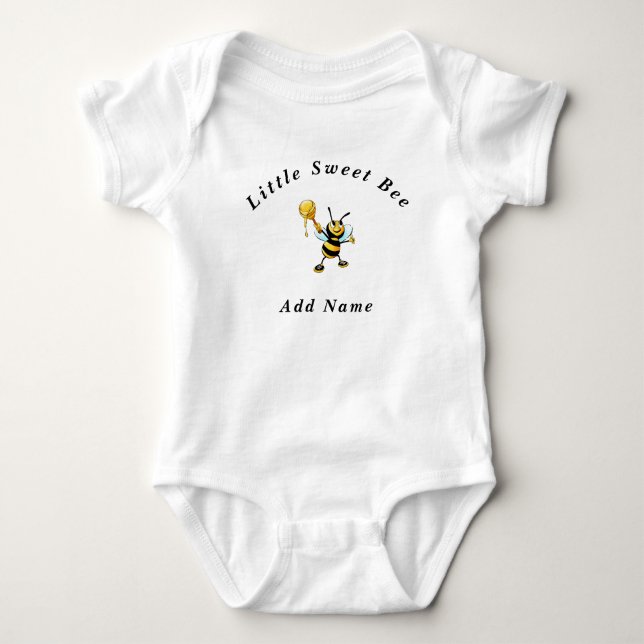 Body Para Bebê  Abelhinha Doce (Frente)