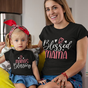 Body Para Bebê Abençoada Mãe Correspondente Pai e Criança