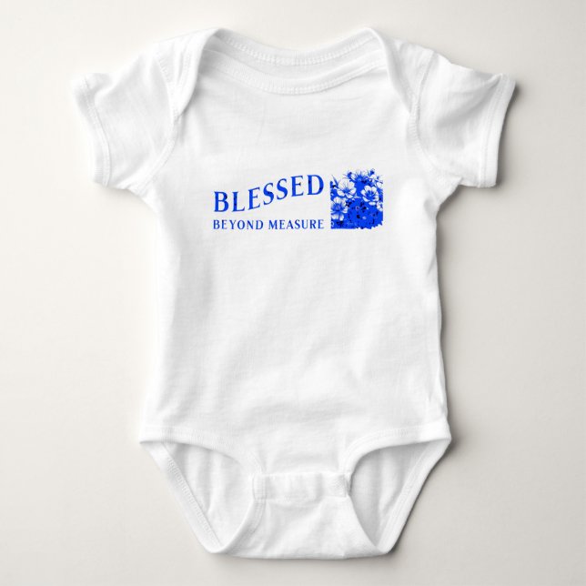 Body Para Bebê Abençoado além da medida (Frente)