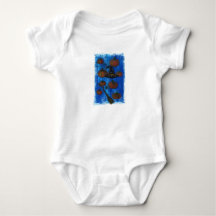 Abóbora de Halloween Assustadora e Body de Bebê co