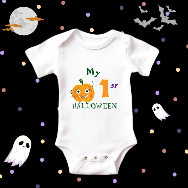 Body Para Bebê Abóbora engraçada (Criador carregado)