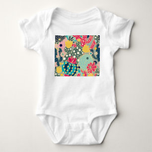 Body Para Bebê Abóbora Vintage Watercolor: Padrão de outono