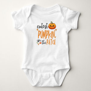 Body Para Bebê Abobrinha Mais Fofa do Pomar, Primeiro Halloween d