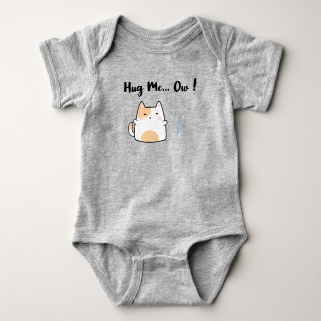 Body Para Bebê Abraçe-me… Ai ! (Frente)