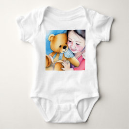 Body Para Bebê Abrace um Urso