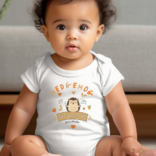 Body Para Bebê Abraços de Ouriço – Bodysuit Pessoalizado Fofo par