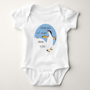 Body Para Bebê Abraços virtuais e beijes Baby Jersey Bodysuit