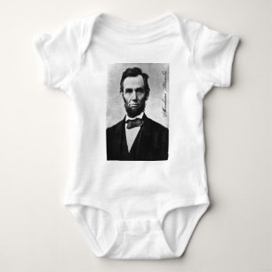 BODY PARA BEBÊ ABRAHAM LINCOLN