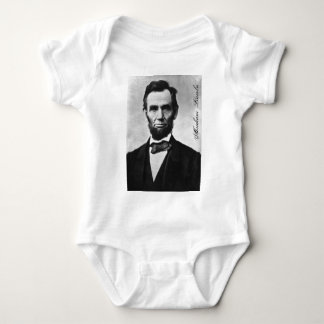 BODY PARA BEBÊ ABRAHAM LINCOLN