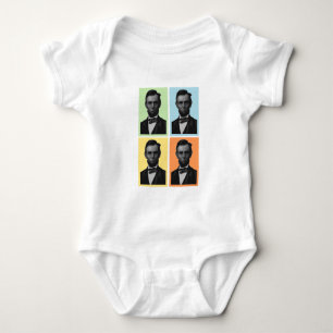 Body Para Bebê Abraham Lincoln