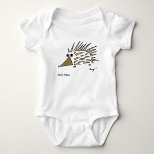 Body Para Bebê Abstrato Hedgehog Criança Creeper