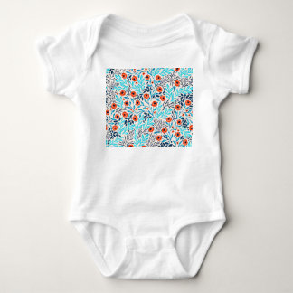Body Para Bebê Abstrato Rosas coloridos: Vintage Floral