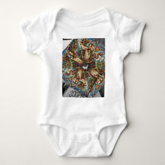 Body Para Bebê absurd design t-shirt full flagged 