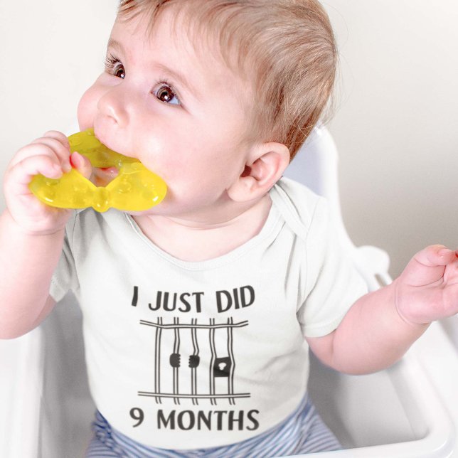 Body Para Bebê Acabei De Fazer 9 Meses (Criador carregado)