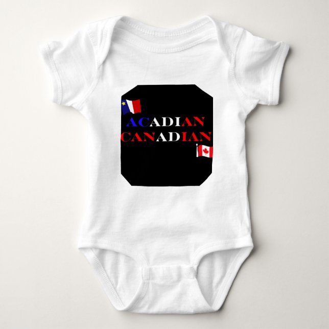 Body Para Bebê Acade Canadense (Frente)