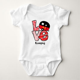 Body Para Bebê Acampamento de amor #acampamento