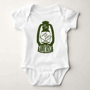 Body Para Bebê Acampamento de Yellowstone
