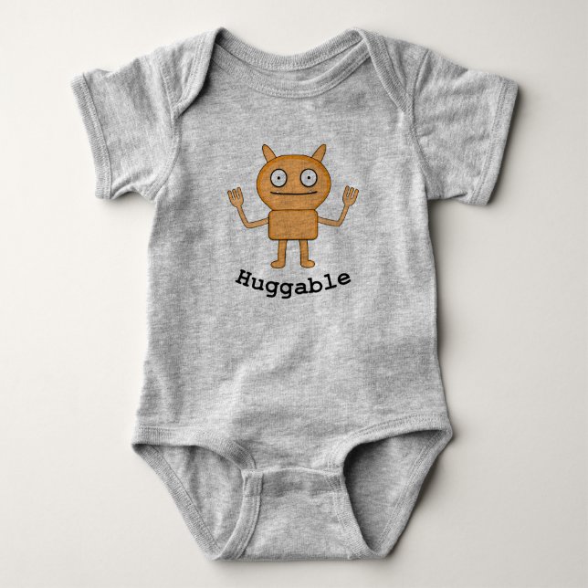 Body Para Bebê Aconchegante - Bodysuit de Jersey para Bebê (Frente)