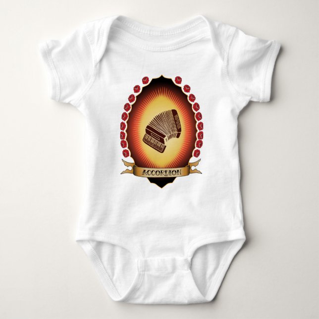 Body Para Bebê Acordeão Mandorla (Frente)