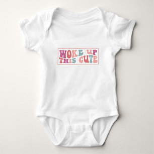 Body Para Bebê Acordou Assim Bebê De Roupa