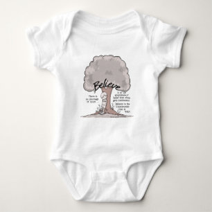 Body Para Bebê Acredite em Árvore