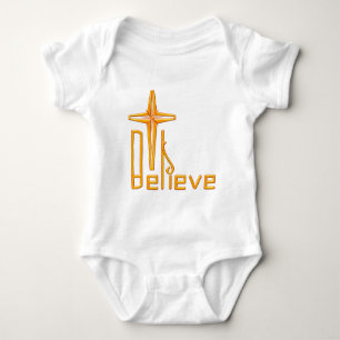 Body Para Bebê Acredite em Christian