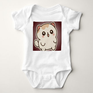 Body Para Bebê adesivo de gato engraçado