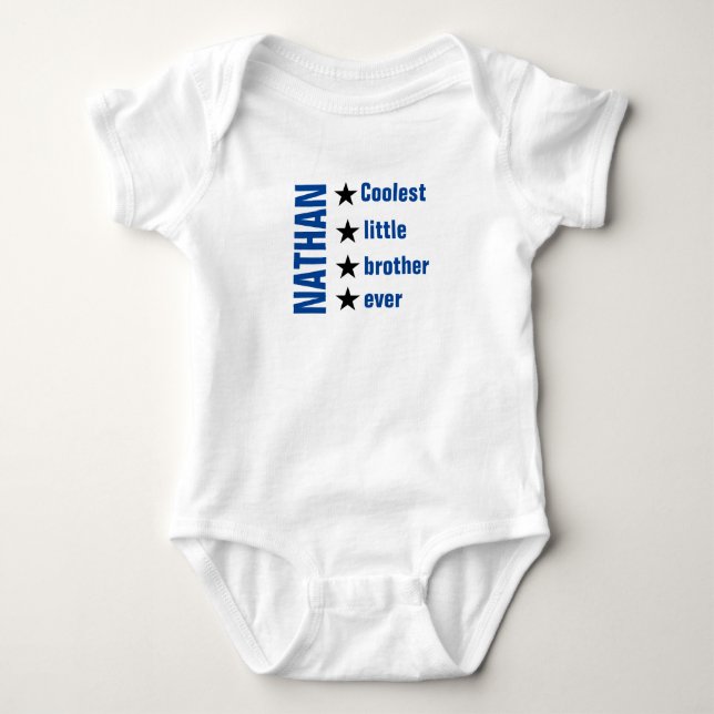 Body Para Bebê Adicione Seu Nome Bebê Jersey Bodycase (Frente)