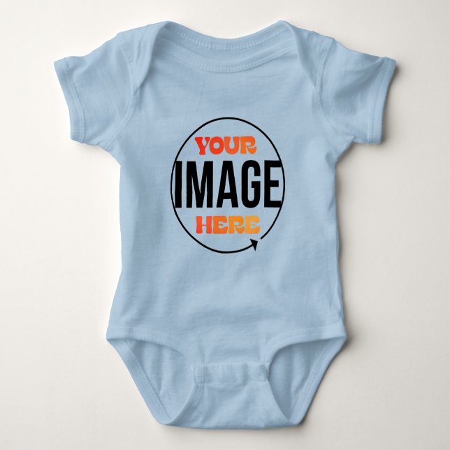 Body Para Bebê Adicione Sua Imagem de Fotografia - Bebê Fofo Recé (Frente)