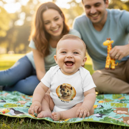 Body Para Bebê Adorable Baby Lion Cub "Baby Leo" Personalized