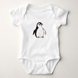 Body Para Bebê Adorable Baby Penguin Airbrush-Style Art Animal