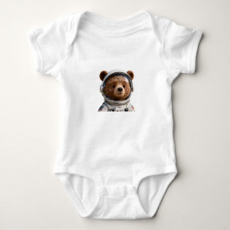 Body Para Bebê Adorable Bear Astronaut Baby | Space-Themed