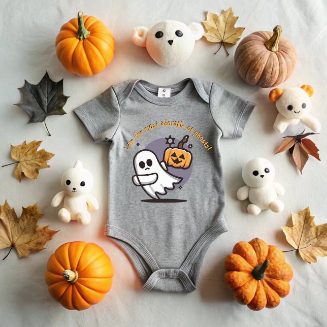 Body Para Bebê Adorable Halloween Ghost (Criador carregado)
