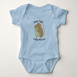 Body Para Bebê Adorable Hand-Painted Mouse Baby Bodysuit