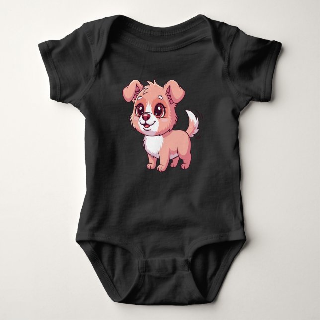 Body Para Bebê Adorable Puppy Baby Bodysuit (Frente)