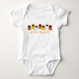 Body Para Bebê Adoraboo! Fantasmas do Dia das Bruxas