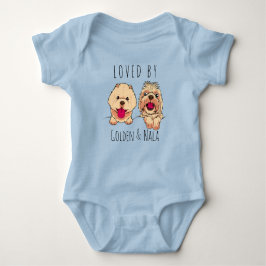 Body Para Bebê Adorado por Cães Personalizados Pets Novo Nascer