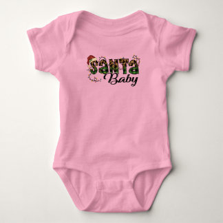 Body Para Bebê Adoráveis Papais noeis de Natal