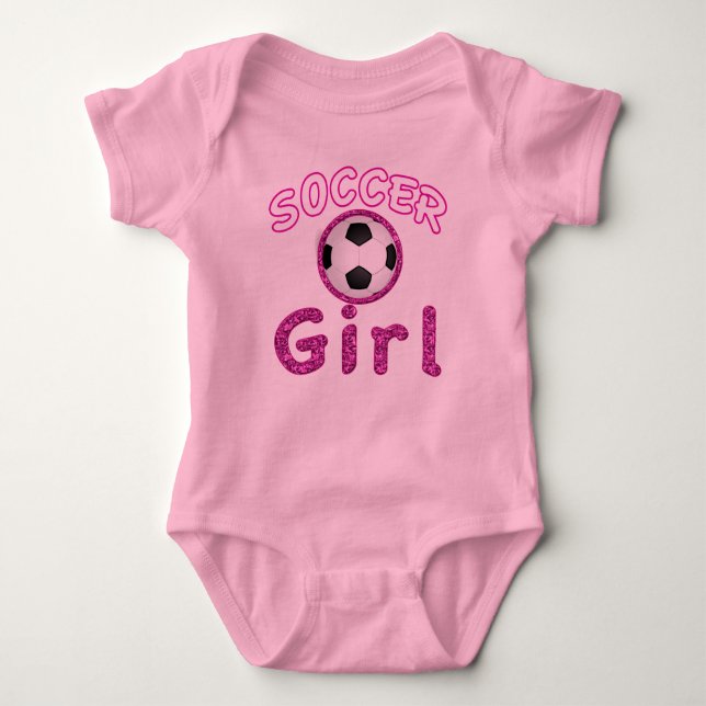 Body Para Bebê Adorável Criança de Futebol (Frente)