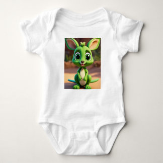 Body Para Bebê Adorável Green Baby Kangaroo