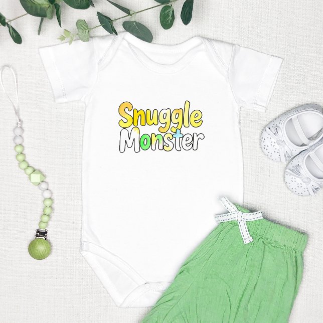 Body Para Bebê Adorável "Monstro de Sugela" (Criador carregado)