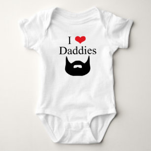 Body Para Bebê Adoro Barba Pai
