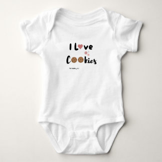 Body Para Bebê Adoro biscoitos, a padaria da Tia