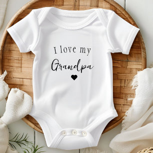 Body Para Bebê Adoro O Anúncio De Gravidez Do Meu Avô