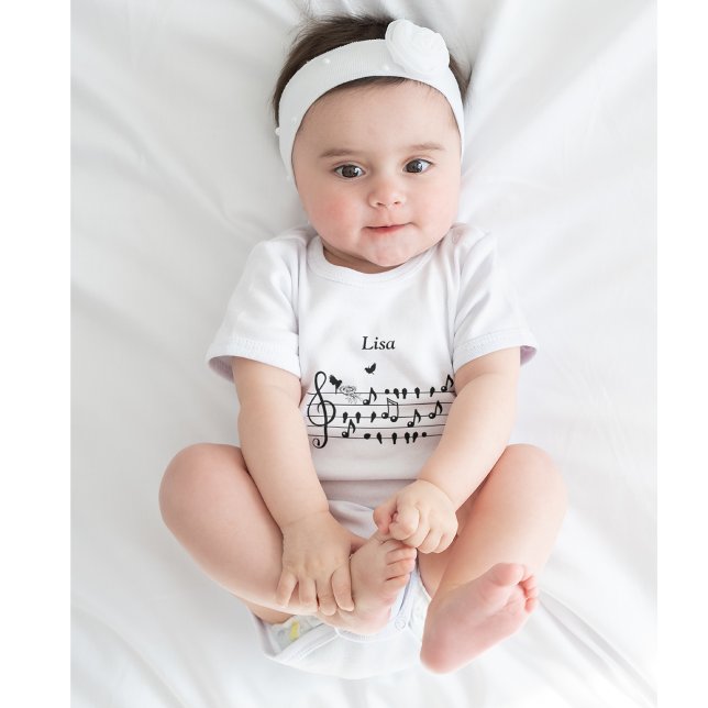 Body Para Bebê Adoro pássaros, esperando um acréscimo à família. (Criador carregado)