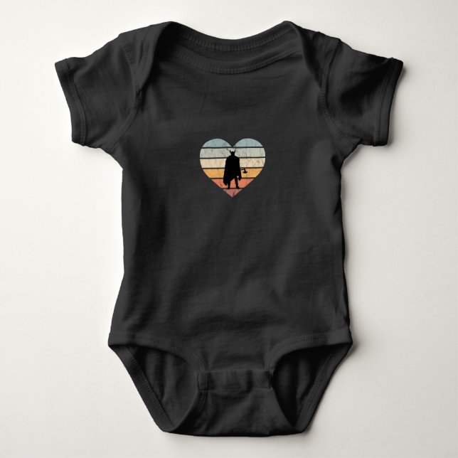 Body Para Bebê Adoro Viking Warrior Com Ax (Frente)