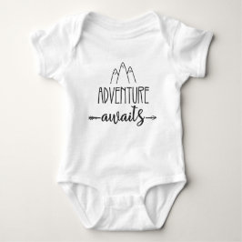 Body Para Bebê Adventure Aguarda Camisa-T